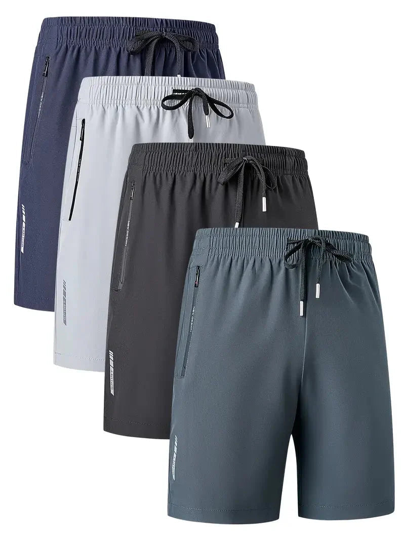 Stretchable Cotton Shorts (Combo of 4)